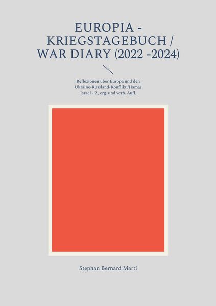 Produktbild: Europia - Kriegstagebuch / war diary 2022 -
