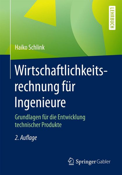 Produktbild: Wirtschaftlichkeitsrechnung f&uuml;r Ingenieure