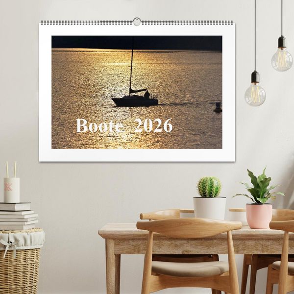 Produktbild: Boote 2026 (Wandkalender 2026 DIN A2 quer), CALVENDO Monatskalender
