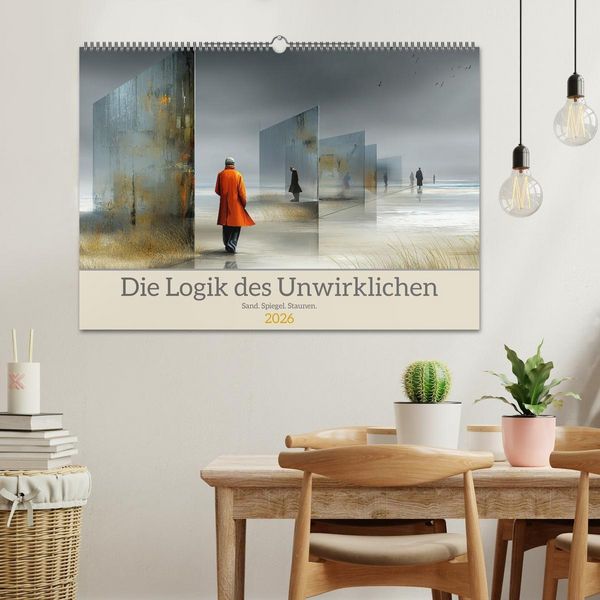Produktbild: Die Logik des Unwirklichen (Wandkalender 2026 DIN A2 quer), CALVENDO Monatskalender