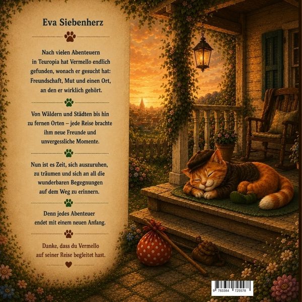 Produktbild: Kater Vermellos Reise durch Teuropia, Kinderbuch ab 6 Jahren - mit vielen Illustrationen
