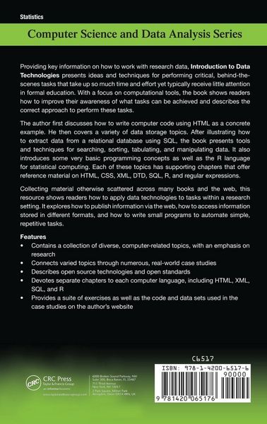 Produktbild: Introduction to Data Technologies
