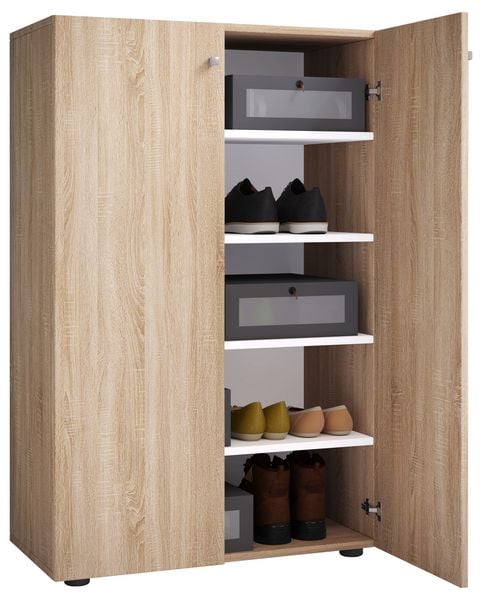 Produktbild: XL Holz Gro&szlig;er Schuhschrank Schuhkommode Lona 5