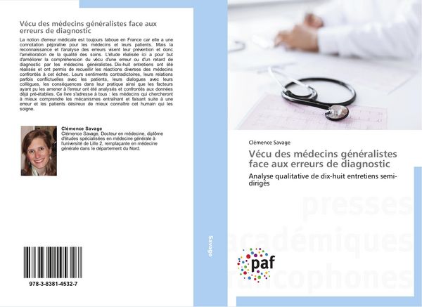 Produktbild: V&eacute;cu des m&eacute;decins g&eacute;n&eacute;ralistes face aux erreurs de diagnostic