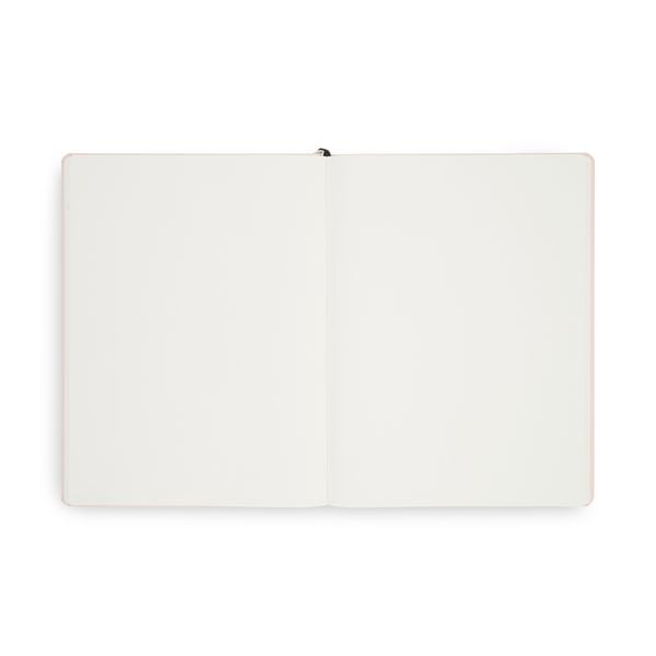 Produktbild: Notizbuch A4 Hardcover Magnolia Pink Blanko, 192 Seiten