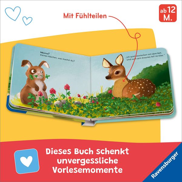 Produktbild: Mein liebstes Vorlese-F&uuml;hlbuch - Der kleine Hase