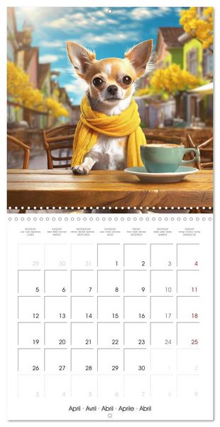 Produktbild: Chilling Chihuahuas (Wall Calendar 2027 12 &times; 12 Inch) CALVENDO 12 Month Wall Calendar