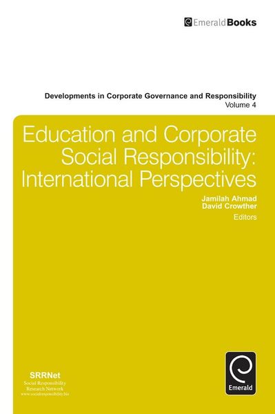 Produktbild: Education and Corporate Social Responsibility
