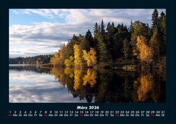 Produktbild: Die Seen der Erde 2026 Fotokalender DIN A4