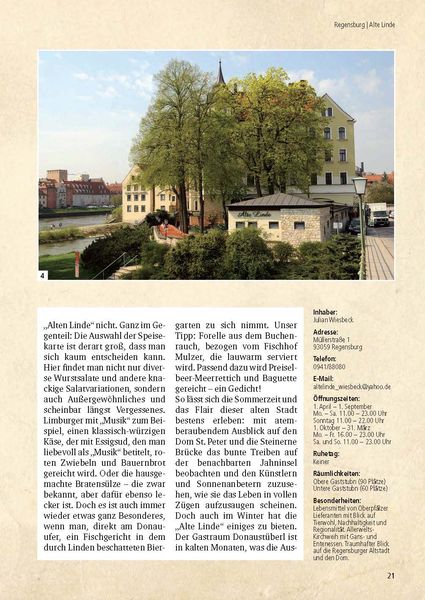 Die schönsten Wirtshäuser in Regensburg und Umgebung