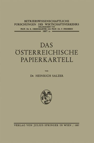 Produktbild: Das &Ouml;sterreichische Papierkartell
