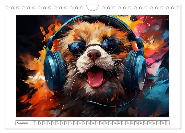 Produktbild: Musik Safari (Wandkalender 2026 DIN A4 quer), CALVENDO Monatskalender