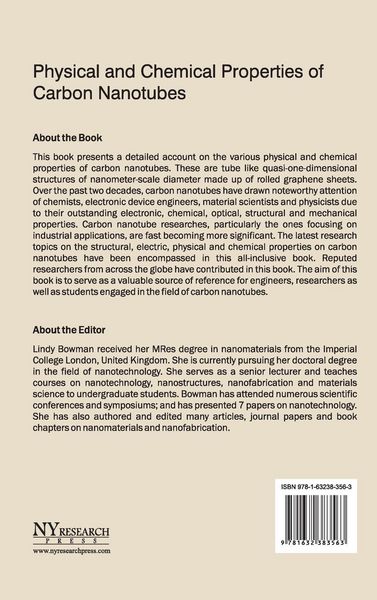 Produktbild: Physical and Chemical Properties of Carbon Nanotubes