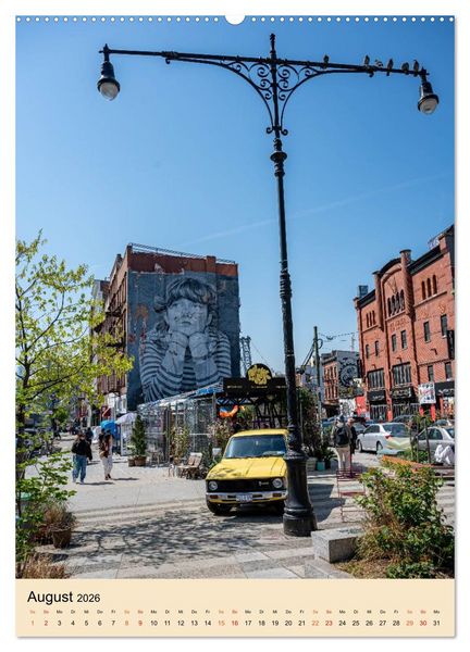 Produktbild: Walls of New York &ndash; Street Art in Farbe (Wandkalender 2026 DIN A2 hoch), CALVENDO Monatskalender