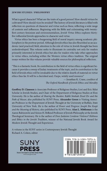 Produktbild: Jewish Virtue Ethics