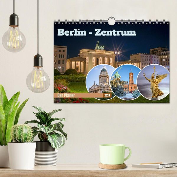 Produktbild: Berlin-Zentrum - Der Planer (Wandkalender 2026 DIN A4 quer), CALVENDO Monatskalender