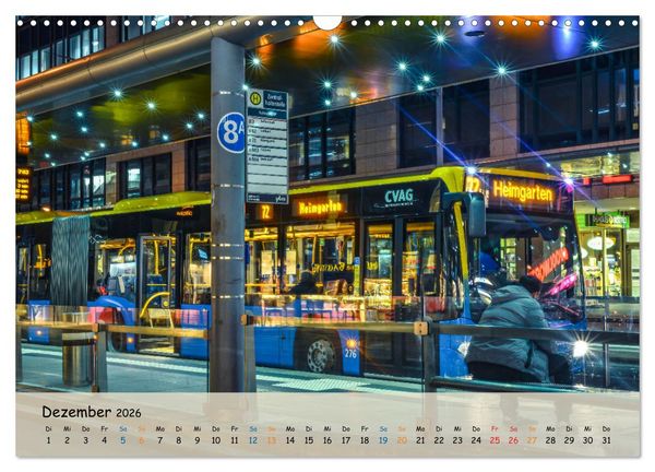 Produktbild: Nahverkehr in Chemnitz (Wandkalender 2026 DIN A3 quer), CALVENDO Monatskalender