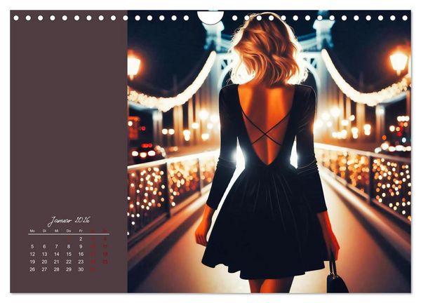 Produktbild: Stilvoll - Das kleine Schwarze (Wandkalender 2026 DIN A4 quer), CALVENDO Monatskalender