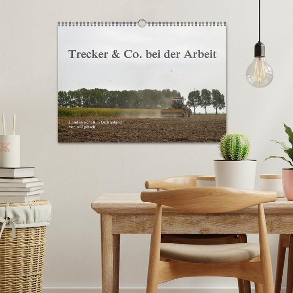 Produktbild: Trecker & Co. bei der Arbeit - Landwirtschaft in Ostfriesland (Wandkalender 2026 DIN A3 quer), CALVENDO Monatskalender