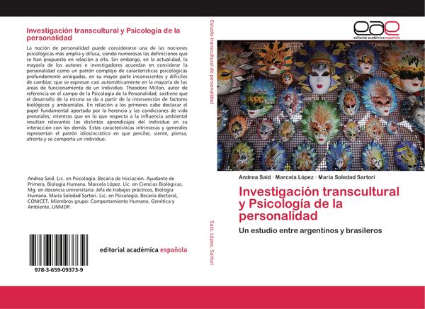Produktbild: Investigaci&oacute;n transcultural y Psicolog&iacute;a de la personalidad