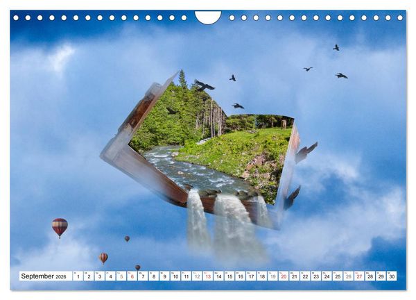 Produktbild: Fantastische Geschichten (Wandkalender 2026 DIN A4 quer), CALVENDO Monatskalender