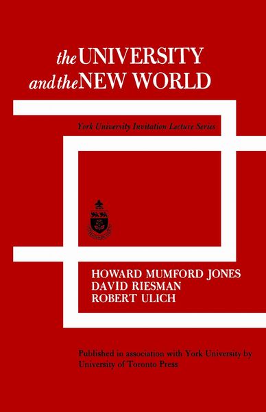 Produktbild: The University and the New World