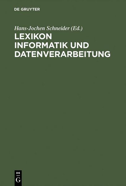 Produktbild: Lexikon Informatik und Datenverarbeitung