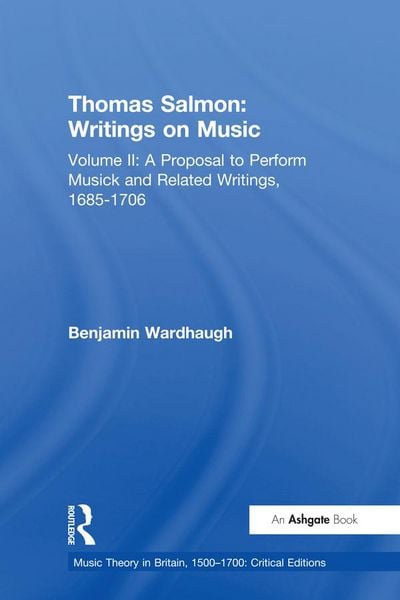 Produktbild: Thomas Salmon: Writings on Music