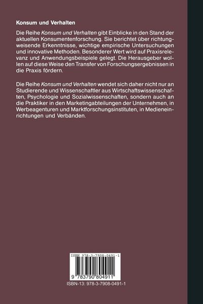 Produktbild: Das Sicherheitsverhalten von Konsumenten