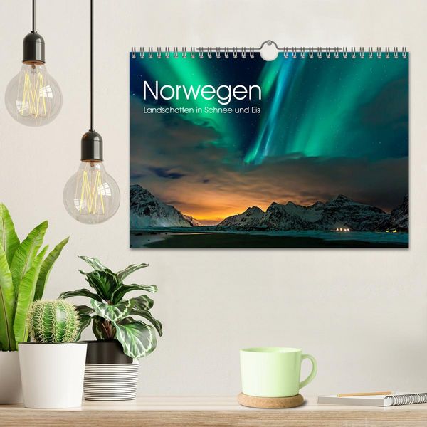 Produktbild: Norwegen, Landschaften in Schnee und Eis (Wandkalender 2026 DIN A4 quer), CALVENDO Monatskalender