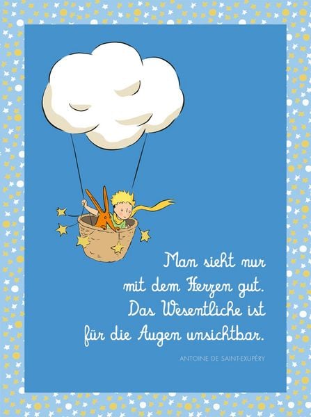 Produktbild: Der Kleine Prinz Klappkarten mit Umschlag