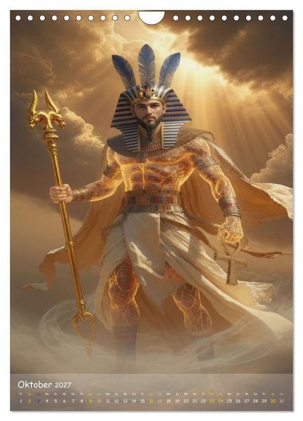 Produktbild: Die G&ouml;ttlichen W&auml;chter &Auml;gyptens (Wandkalender 2027 DIN A4 hoch), CALVENDO Monatskalender