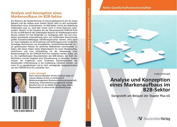 Produktbild: Analyse und Konzeption eines Markenaufbaus im B2B-Sektor