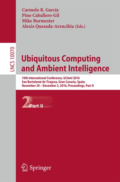 Produktbild: Ubiquitous Computing and Ambient Intelligence