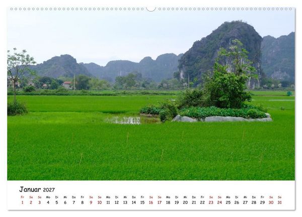 Produktbild: Vietnams verborgenes Paradies (hochwertiger Premium Wandkalender 2027 DIN A2 quer), Kunstdruck in Hochglanz