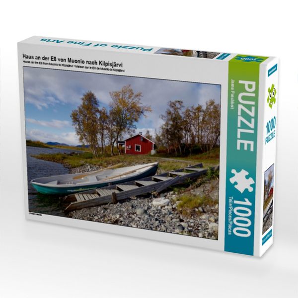 Produktbild: CALVENDO Puzzle Haus an der E8 von Muonio nach Kilpisj&auml;rvi | 1000 Teile Lege-Gr&ouml;&szlig;e 64x48cm Foto-Puzzle f&uuml;r gl&uuml;ckliche Stunden