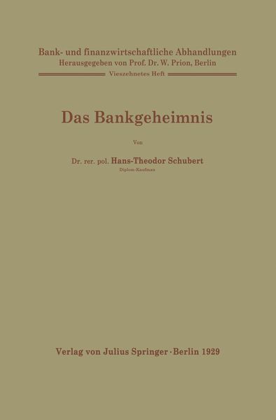 Produktbild: Das Bankgeheimnis