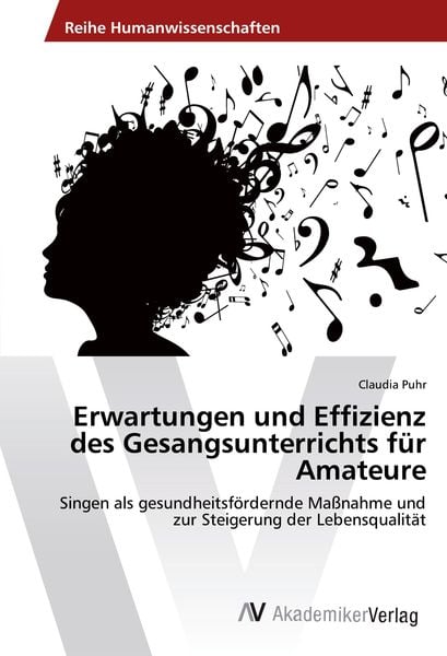 Produktbild: Erwartungen und Effizienz des Gesangsunterrichts f&uuml;r Amateure