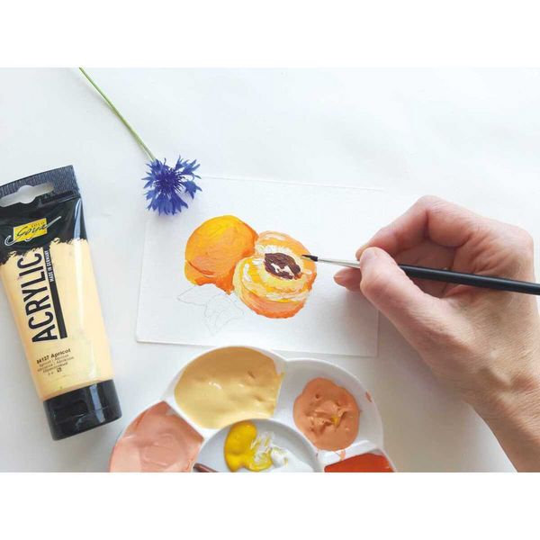 Produktbild: SOLO GOYA Acrylic Fluoreszierend gelb 100ml Tube