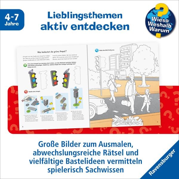 Produktbild: Wieso? Weshalb? Warum? aktiv-Heft - Straßenverkehr