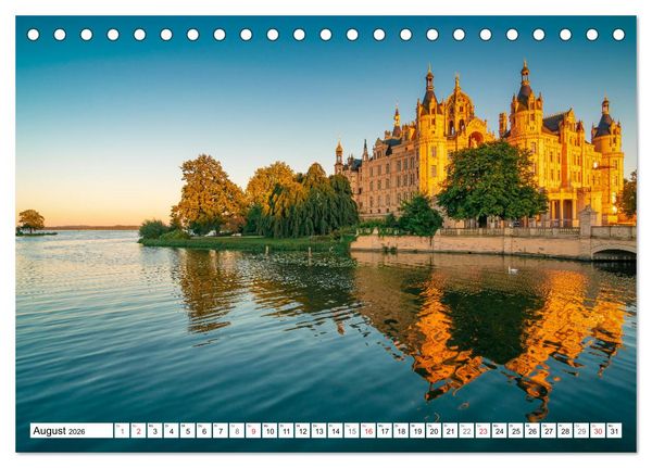 Produktbild: Traumhaftes Mecklenburg-Vorpommern (Tischkalender 2026 DIN A5 quer), CALVENDO Monatskalender