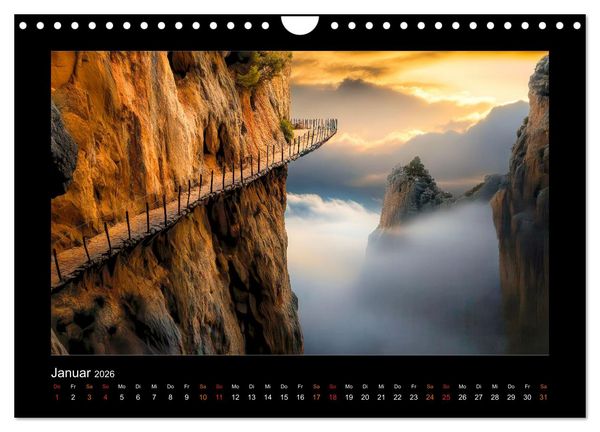 Produktbild: Abenteuerliche Wege (Wandkalender 2026 DIN A4 quer), CALVENDO Monatskalender