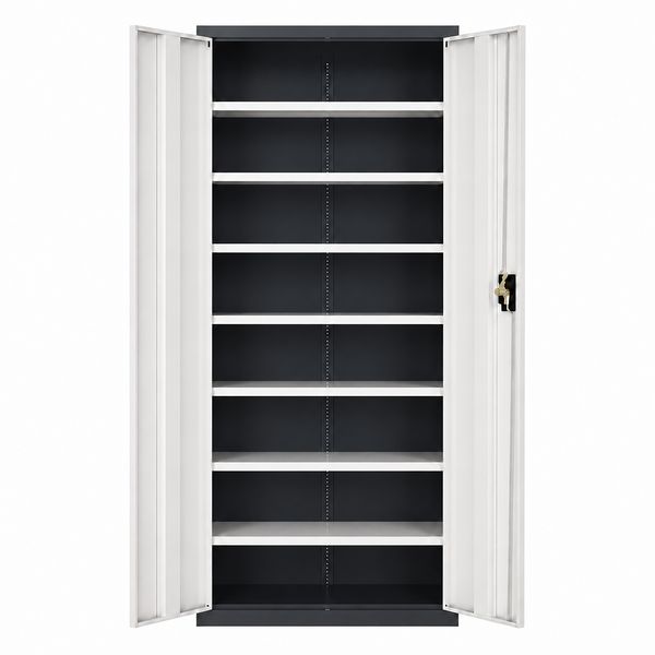 Stahl Schuhschrank Malivo 80 x 180 x 40 cm