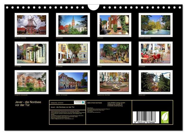 Produktbild: Jever - die Nordsee vor der T&uuml;r (Wandkalender 2026 DIN A4 quer), CALVENDO Monatskalender