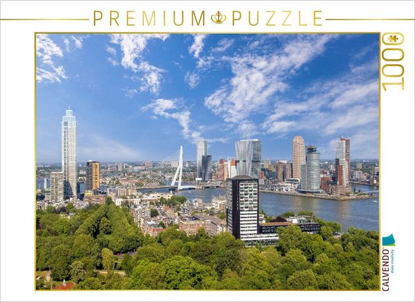 CALVENDO Puzzle Fantastische Rotterdam Impression | 1000 Teile Lege-Größe 64x48cm Foto-Puzzle für glückliche Stunden