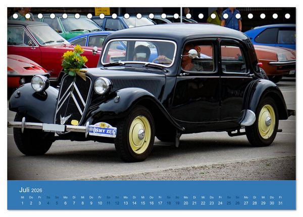 Produktbild: Citroen Traction Avant (Tischkalender 2026 DIN A5 quer), CALVENDO Monatskalender