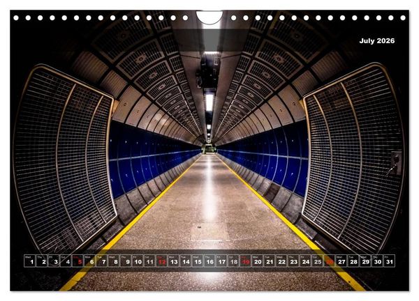 Produktbild: London Underground 2026 (Wall Calendar 2026 DIN A4 landscape), CALVENDO 12 Month Wall Calendar