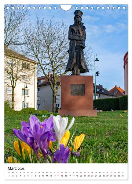 Produktbild: Darmstadt erleben! (Wandkalender 2026 DIN A4 hoch), CALVENDO Monatskalender