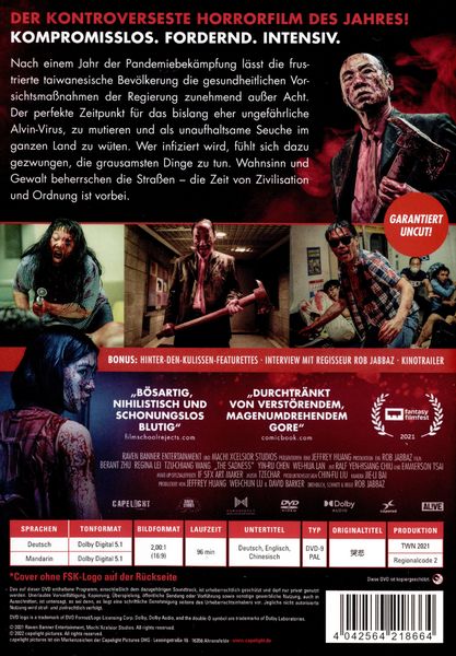 Produktbild: The Sadness (uncut)