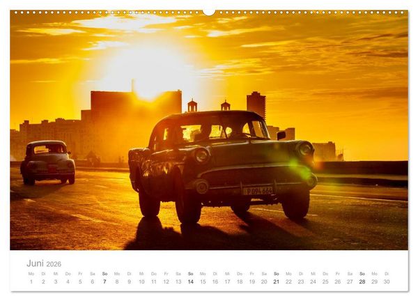 Produktbild: Cuba - Unter der Sonne der Karibik (Wandkalender 2026 DIN A2 quer), CALVENDO Monatskalender